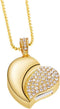 USB Flash Drive, Diamond Heart 8GB / 16GB / 32GB USB2.0 Waterproof USB Memory Stick Date Storage Pendrive Thumb Drives (32GB, Gold Heart)...