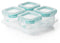 OXO Tot Glass Baby Blocks Food Storage Containers, Teal, 4 oz...