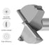 Forstner Drill Bit, 24mm Tungsten Steel Wood Boring Bit, Round Shank Wood Tools, Wood Boring Bit, Forstner Drilling Bit Cutter Bit,Woodworking Hol...