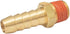 2 Pack Brass Air Hose Barb Fittings Adapter Set - 3/8" Barb to 1/4" NPT Male Pipe, Air Hose Repair Kit Connectors with Sealant...