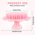 Baby Hair Scalp Massage Shampoo Brush with Soft Baby Bath Brush Silicone Massage Brush for All Hair Kid Newborn Toddler??...