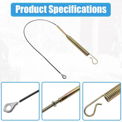 06900438 Upper Traction Auger Cable Fits Ariens Compact 20 24 SNO-Tek 24 28 120V ST24 Snow Blower...