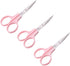 3 Pcs Small Embroidery Curved Scissors Cross Stitch Sewing Craft Small Tools DIY Scissors for Crafting, Sewing, Dressmaking, Cloth...
