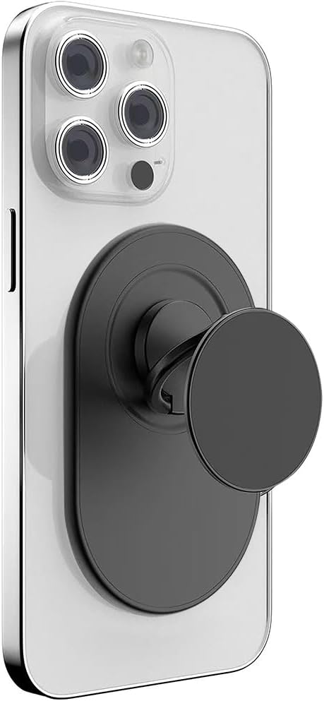 Magnetic Phone Grip for MagSafe, Phone Ring Holder Finger Kickstand Wireless Charging Compatible, Adjustable Magnet Phone Rings Gripper Stand for ...