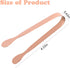 Rose Gold Mini Serving Tongs, Small Sugar Tongs Stainless Steel Ice Tongs Food Tongs Appetizers Tongs Serving Utensils for Party Tea Coffee Bar, P...