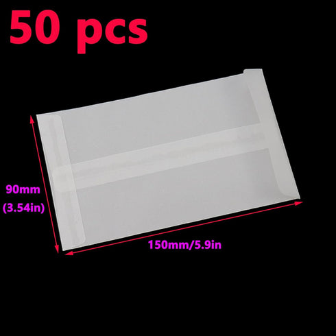 Antrader Flat Glassine Waxed Paper Treat Bags,Glassine Envelopes 4x6 Inch Glassine Mini Lotto Lottery Ticket Holders Wedding Guest Favor Tissue En...