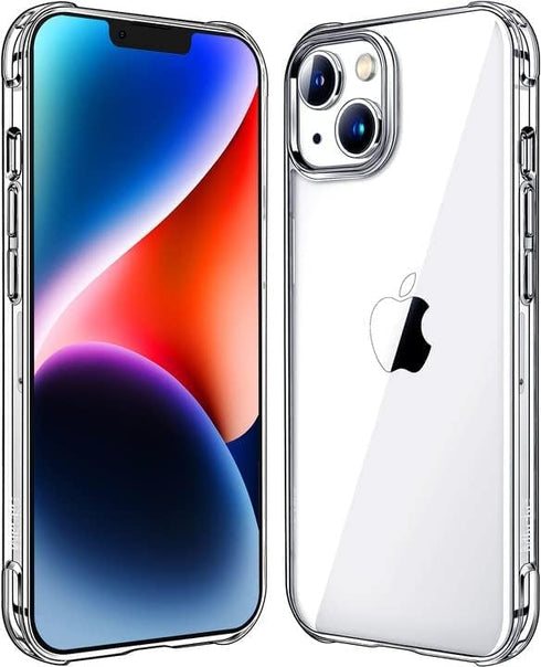 Mkeke for iPhone 14 Case for iPhone 13 Case Clear Transparent Shockproof Bumpers Cases for iPhone 13/14......
