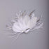 Bridal 1920s Flapper Feather Hair Clip Pin Crystal White Feather Roaring 20s Headpiece Prom Party Festival Hair Jewelry for Women...