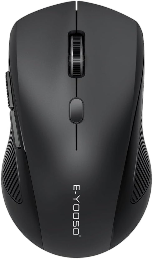 E-YOOSO Bluetooth Mouse, Wireless Mouse Bluetooth for Laptop 2-in-1(BT 5.0/4.0+2.4Ghz) Computer Mouse, Portable PC Mouse Wireless with USB Receive...