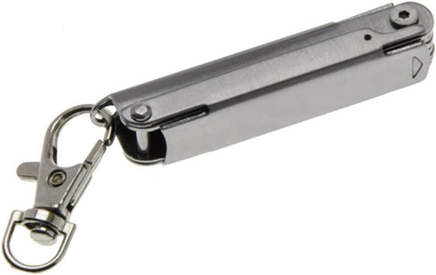 Lucky Line UtiliCarry Compact Micro Tool Stainless Steel, Multi-Tool Pocket Knife on Key Clip - for Everyday Carry, Camping Essentials, Hiking, Ou...