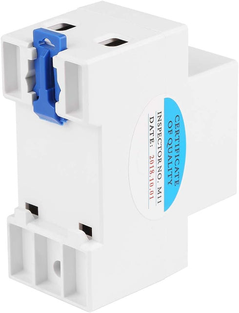 Energy Meter, Small 5 32A 110 130V 60Hz DDS528L LCD Backlight Single Phase Energy KWh Meter 35mm DIN Rail Mounting...