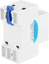 Energy Meter, Small 5 32A 110 130V 60Hz DDS528L LCD Backlight Single Phase Energy KWh Meter 35mm DIN Rail Mounting...