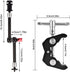 UTEBIT 11 inch Magic Arm, Camera Mount Articulating Friction Arms with Super Crab Clamp for DSLR Camera Rig, Flash Light, LED Lights, LCD Monitor...