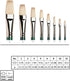 Winsor & Newton Winton Hog Bristle Brush-Flat #2...