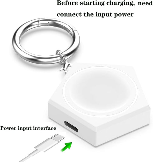 Portable Wireless Charger for Samsung Galaxy Watch 6/6 Classic, Watch 5/5 Pro,Watch 4/4 Classic, Watch 3,Galaxy Active/Active 2 Charging Dock for ...