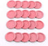 100 PCS Flat Decorative Bottle Cap Craft Bottle Stickers Double Sideds Printed for Hair Bows, DIY Pendants or Craft ScraPbooks Pink...