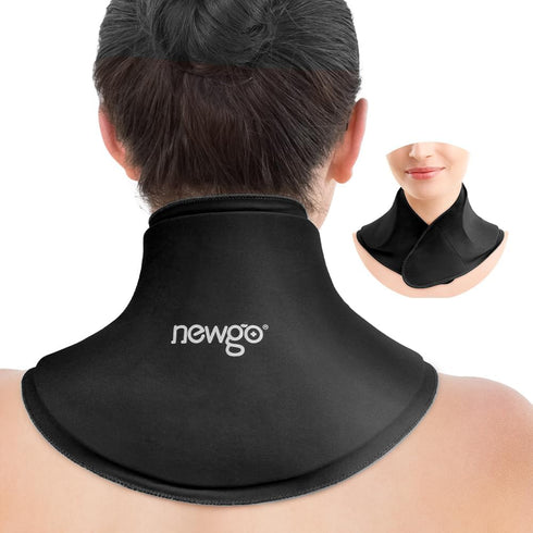 NEWGO Neck Ice Pack Wrap Reusable Ice Packs for Neck Pain Relief, Cervical Ice Pack for Injuries, Swelling, Sprains, Neck Stiffness and Cervical S...