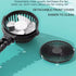 Portable Baby Stroller Fan, Battery Operated Mini Clip Fan, Detachable 3 Speed Rechargeable 360° Rotate Handheld Desk Cooling Fan for Car Seat Cri...