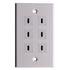 6 Port Buckle Free Welding USB Type-A/USB Type-C Wall Outlet Panel, Disscool Type C Wall Outlets with USB Ports White Compatible with iPhone/Samsu...