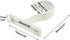 Sydien 2Pcs Curtain Rod Brackets Curtain Rods Holders with Mounting Screws and Wall Anchors for Curtains Rod (Ivory White)...