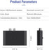 Bluetooth 5.4 Audio Adapter for Music Streaming Sound System, Wireless Audio Adapter Works with Smartphones and Tablets, Wireless Adapter for Spea...