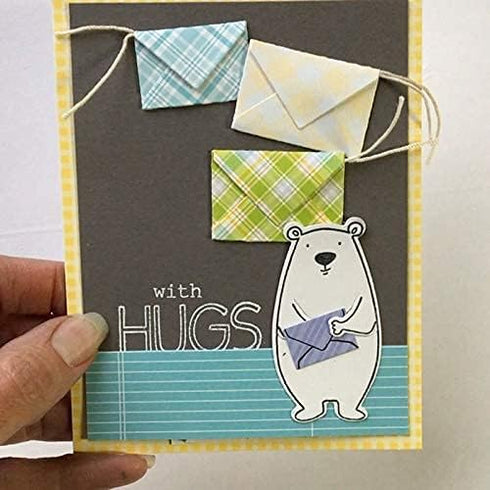 Pop up Envelope Cutting Dies,DIY Scrapbooking Artist Metal Die Cuts Cutting Dies Stencil for DIY Scrapbooking Embossing Paper Cards Making Decorat...