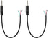 Fancasee 2-Pack 3.5mm 1/8" to Speaker Wire TRRS Stereo Male Plug to Bare Wire Pigtail 3.5mm Jack Connector Adapter Repair Audio Cable for Micropho...