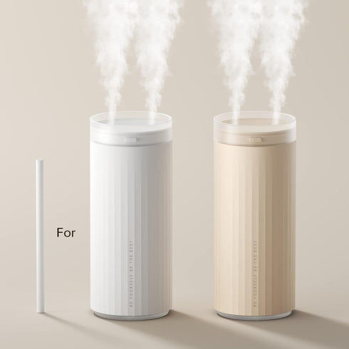 JISULIFE 8 Pieces Cotton Humidifier Sticks Filter, Replacement Wicks, Refill Sponges for Portable Personal USB Mini Humidifier, 8 x 164 mm...