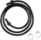 PVC Replacement Hose for Sprayers, Nylon Reinforced Replacement Hose with Fixing Nut for Garden Water Pump Outlet, Replacement Accessories for Gar...