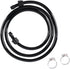 PVC Replacement Hose for Sprayers, Nylon Reinforced Replacement Hose with Fixing Nut for Garden Water Pump Outlet, Replacement Accessories for Gar...