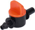 1/4 Inch Drip Tube Shut off Valve, Universal Tubing Irrigation Coupling Switch Plastic Hose Pipe Tube Drip Line Cut Off Barbed Adapter Through Con...
