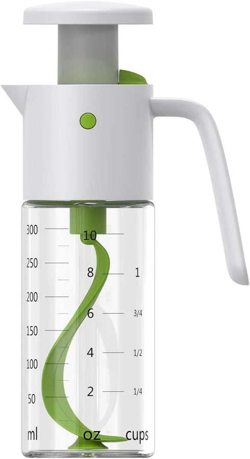 Vucchini Salad Dressing Shaker Mixer Bottle Homemade Salad Dressing Container - BPA Free Glass Juice Storage Ketchup...