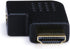 Monoprice HDMI Right Angle Port Saver Adapter (Male to Female) - 270 Degree - Vertical Flat Right...