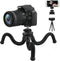 Camera/Phone Tripod,Patekfly 12 Inch Flexible Camera Tripod for Canon/Nikon/Sony DSLR Cam/Action Cam, Phone Tripod Stand with Cell Phone Holder Cl...