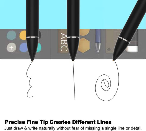 Stylus Pen for Touch Screens, Active Pencil Smart Digital Pens Fine Point Stylist Compatible with iPhone iPad Pro Air Mini and Other Tablets...