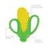 Infantino Lil' Nibbles Textured Silicone Teether - Sensory Exploration and Teething Relief with Easy to Hold Handles, Corn...