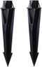 Landscape Lighting Ground Spikes Stakes Replacement,1/2" NPT Thread for Landscape Path Lighting Landscape Spotlights Outdoor Lighting Stakes Black...