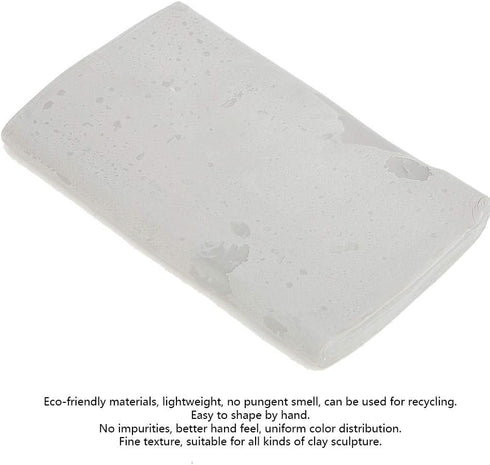 Carved Oil Sludge DIY Craft Modeling Sculpture Pottery Clay Non Toxic & Non Sticky Air Dry Clay Set(Gray (Medium Hard))...