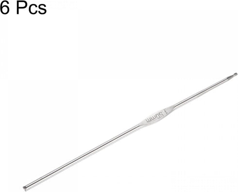 uxcell Stainless Steel Crochet Hook 1.5mm US Size 8 Knitting Needles for DIY Craft Yarn 6Pcs......