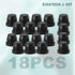 18PCS Brake Bleeder Cap, Grease Fitting Caps, Rubber Zerk Covers Brake Caliper Dust Cover, Brake Bleeder Nipple Cap Universal Car Accessories for ...