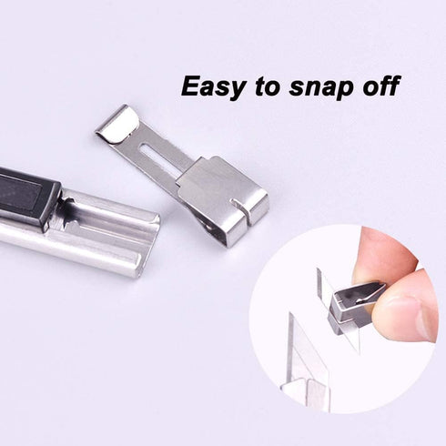 9mm Snap Off Utility Knife 3 Pack High Hardness Retractable Box Cutters with 30 Pcs Snap Off Blades,Art Craft Hobby Cutter 9mm Knife for Home Offi...