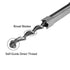 uxcell Square Hole Drill Bit, 1/2" High-Carbon Steel Hollow Chisel Mortise Power Tool for Woodworking...