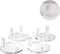 Clear Acrylic Rocks Display Stand, 2.5Inch Three-Peg Round Acrylic Display Easels Holders for Gemstone Agate Slices Crystals Painted Rocks Mineral...