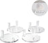 Clear Acrylic Rocks Display Stand, 2.5Inch Three-Peg Round Acrylic Display Easels Holders for Gemstone Agate Slices Crystals Painted Rocks Mineral...