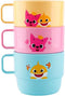 PINKFONG Cup with Handle-3P Family Plastic Cups (230ml) : 3pcs 1 Set...