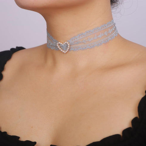 Vintage Lace Bowknot Choker Necklace Lace Pattern Collar Choker Gothic Lace Bow-knot Choker Dainty Lace Bow-knot Collar Choker Halloween Costume N...