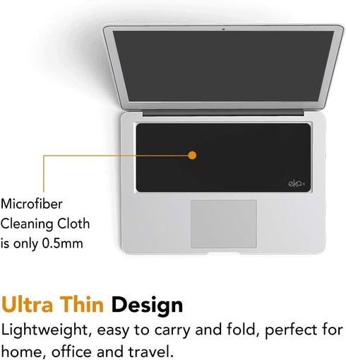 SenseAGE x Ekax Slim Microfiber Cleaning Cloths, Portable & Washable, Cleaning for MacBook, LCD Screen, Lens, Camera, Smartphone. Screen & Keyboar...