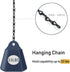 IMISNO Hanging Chain for Bird Feeders, Birdbaths, Chimes, Planters, Lanterns and Ornaments, Wedding Decoration, Metal Hook, Outdoor/Indoor Use(Bla...