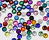Allstarco 1000PCS 6mm SS30 Gold Topaz .TZ Acrylic Flat Back Rhinestones for Jewelry Making and Face Painting Card Making Embelishments Plastic Cra...
