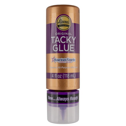 All Purpose Tacky Glue – Dries Clear– 4 OZ – Single...